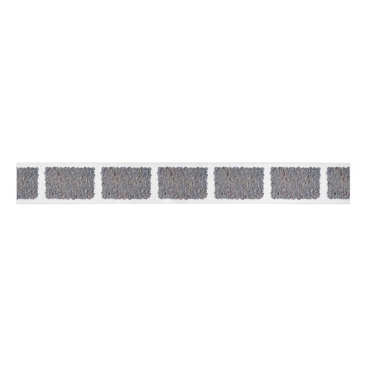 textuur van asfalt en keeltjes grosgrain lint (Voorkant)