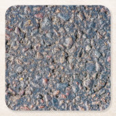 textuur van asfalt en keeltjes kartonnen onderzetters (Voorkant)