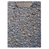 textuur van asfalt en keeltjes klembord (Voorkant)