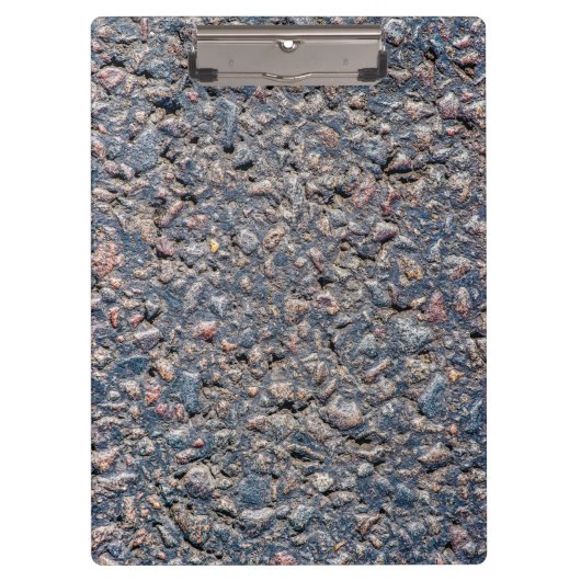 textuur van asfalt en keeltjes klembord (Voorkant)