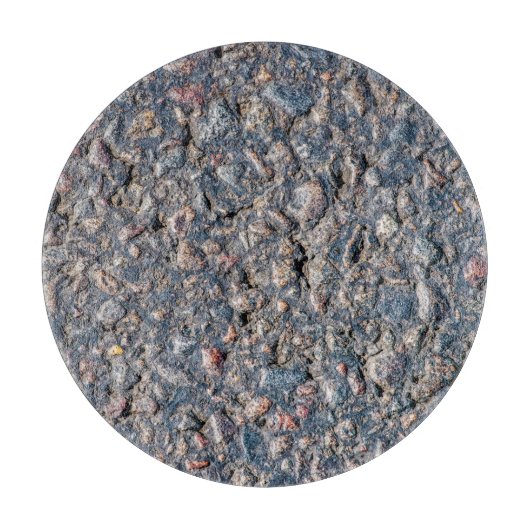 textuur van asfalt en keeltjes snijplank (Voorkant)