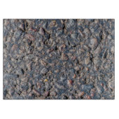 textuur van asfalt en keeltjes snijplank (Voorkant)