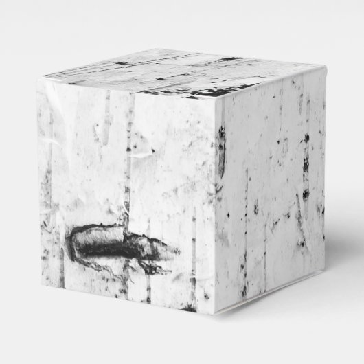 textuur van baarmoederschors bedankdoosjes (Voorkant Zijde)