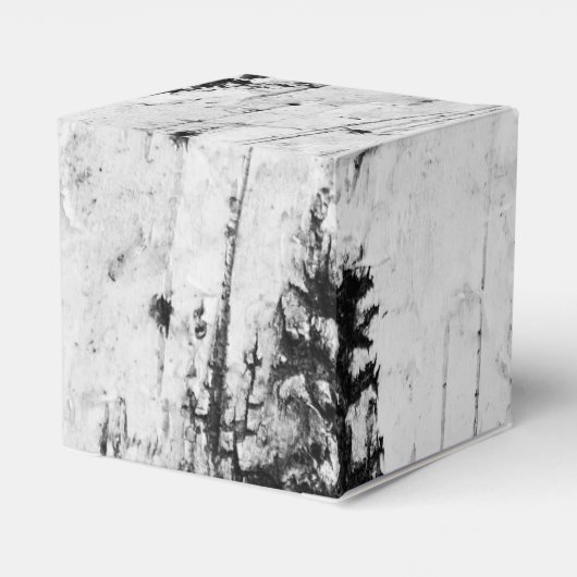 textuur van baarmoederschors bedankdoosjes (Achterkant)