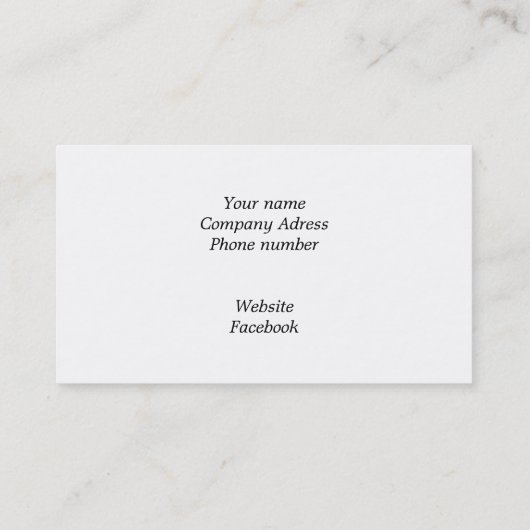 textuur van bananenblad visitekaartje (Achterkant)