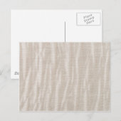 textuur van beige weefsels briefkaart (Voorkant / Achterkant)