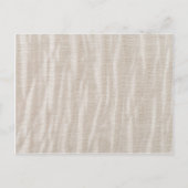 textuur van beige weefsels briefkaart (Voorkant)