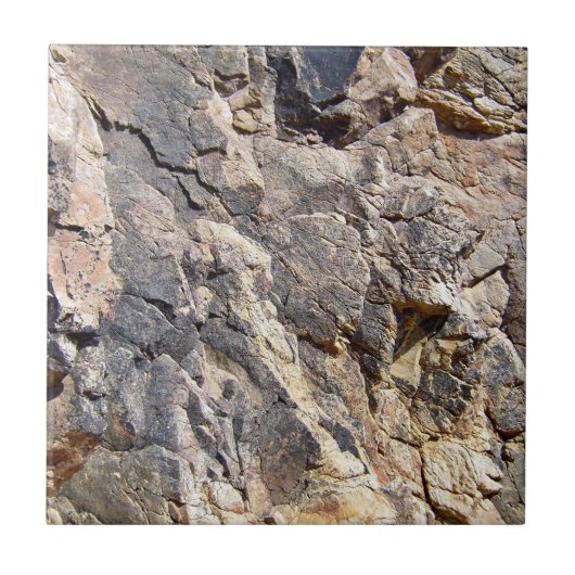 Textuur van bergsteen tegeltje (Voorkant)