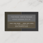 textuur van betonnevel visitekaartje (Achterkant)