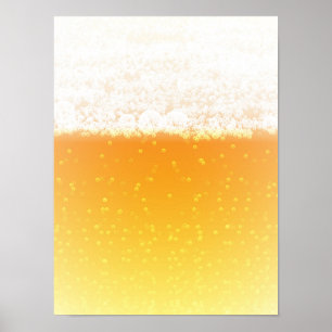 Textuur van bier poster