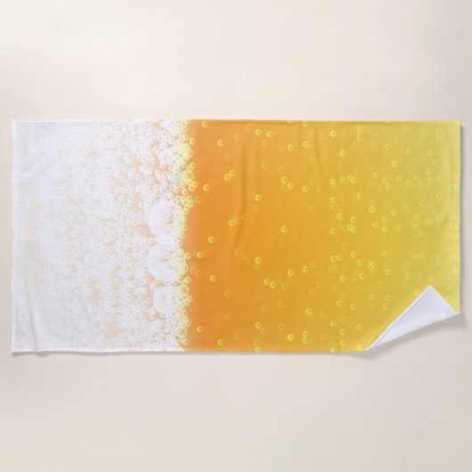 Textuur van bier strandlaken (Voorkant)