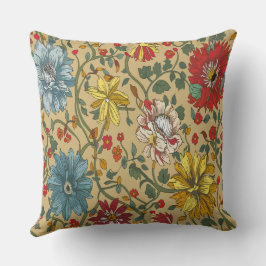 Textuur van bloemen kussen