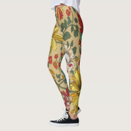 Textuur van bloemen leggings