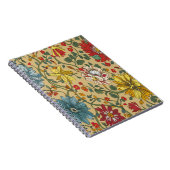 Textuur van bloemen notitieboek (Rechterzijde)