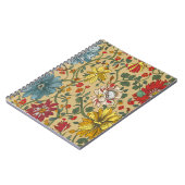 Textuur van bloemen notitieboek (Linkerzijde)