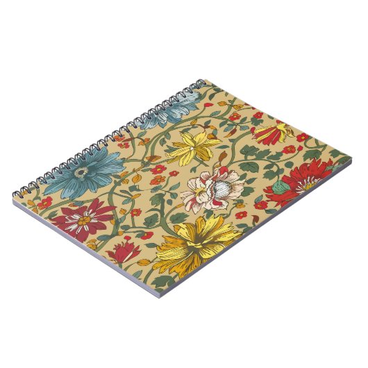 Textuur van bloemen notitieboek (Linkerzijde)