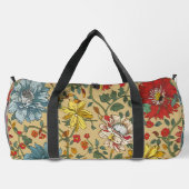 Textuur van bloemen plunjezak (Achterkant)