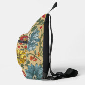 Textuur van bloemen sling bag (Rechts)