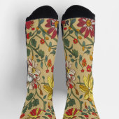 Textuur van bloemen sokken (Top)