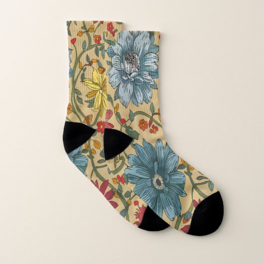 Textuur van bloemen sokken (Paar)