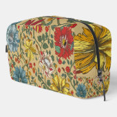 Textuur van bloemen toilettasje (Rechterhoek)