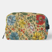 Textuur van bloemen toilettasje (Achterkant)