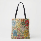 Textuur van bloemen tote bag (Voorkant)