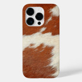 textuur van bruin en wit koeienhuid Case-Mate iPhone case (Achterkant)