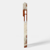textuur van bruin en wit koeienhuid Case-Mate iPhone case (Achterkant / Links)