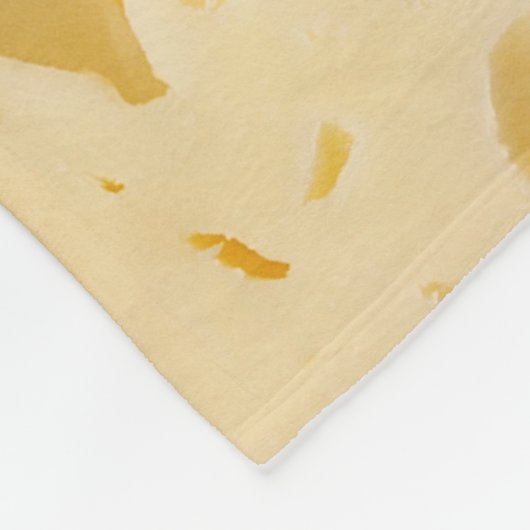 Textuur van de kaas, karakteristieke gaten fleece deken (Hoek)