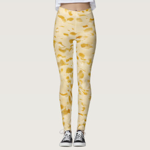Textuur van de kaas, karakteristieke gaten leggings