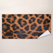 textuur van de luipachtige huid : Nauwe luipaard Badhanddoek (Badhanddoek)