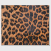 textuur van de luipachtige huid : Nauwe luipaard Cadeaupapier (Vlak)