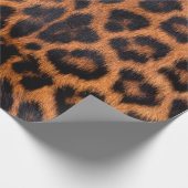 textuur van de luipachtige huid : Nauwe luipaard Cadeaupapier (Hoek)