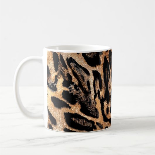 textuur van de luiphuid koffiemok (Links)