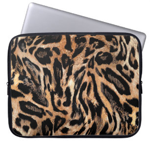 textuur van de luiphuid laptop sleeve