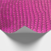 textuur van de roze pythonslang cadeaupapier (Hoek)