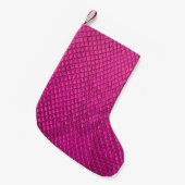 textuur van de roze pythonslang kleine kerstsok (Voorkant (Hangend))
