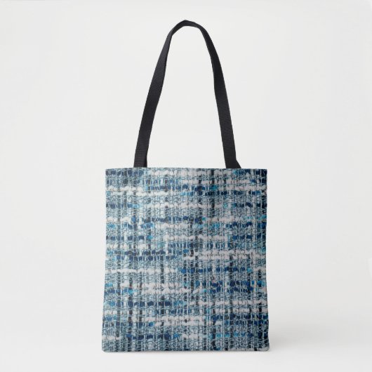 textuur van de vulstof tote bag (Voorkant)