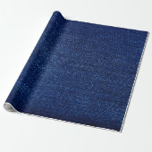 Textuur van Denim jeans fabric-achtergrond Cadeaupapier (Uitgerold)