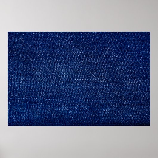 Textuur van Denim jeans fabric-achtergrond Poster (Voorkant)