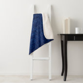 Textuur van Denim jeans fabric-achtergrond Sherpa Deken (In situ)