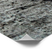 Textuur van een oude muur van gekraakt beton. Acht Poster (Hoek)