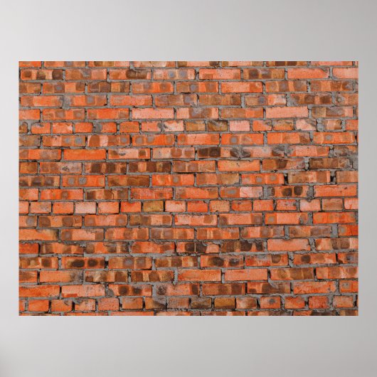 Textuur van een oude steenmuur, afgesloten, archit poster (Voorkant)