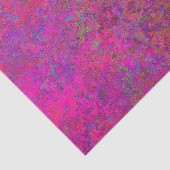 textuur van Fuschia en turquoise Tissuepapier (Detail)