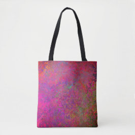 textuur van Fuschia en turquoise Tote Bag