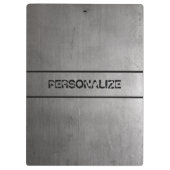 Textuur van geborsteld metaal klembord (Achterkant)