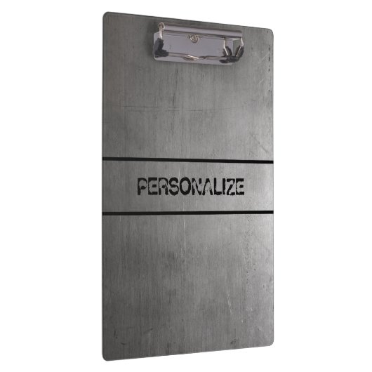 Textuur van geborsteld metaal klembord (Rechts)