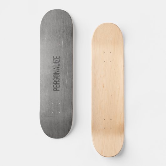 Textuur van geborsteld metaal skateboard (Voorkant)