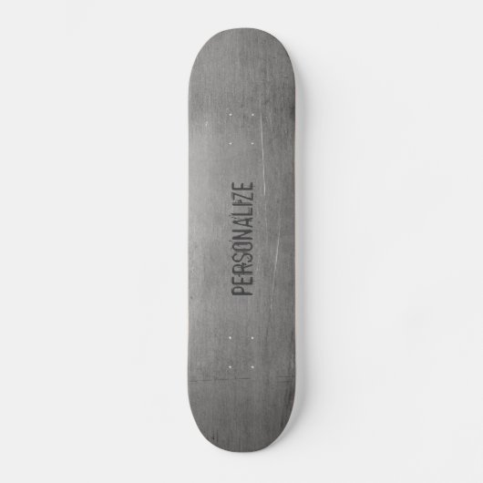 Textuur van geborsteld metaal skateboard (Voorkant)